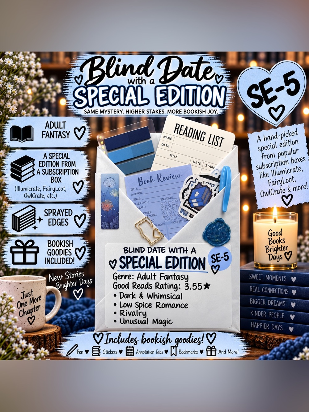 Blind Date With a Special Edition #5 - Adult Fantasy Book & Accessories Set